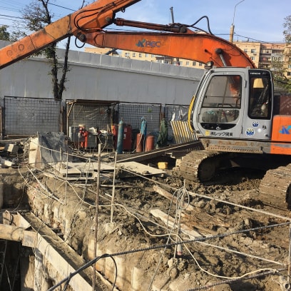 Разработка котлованов